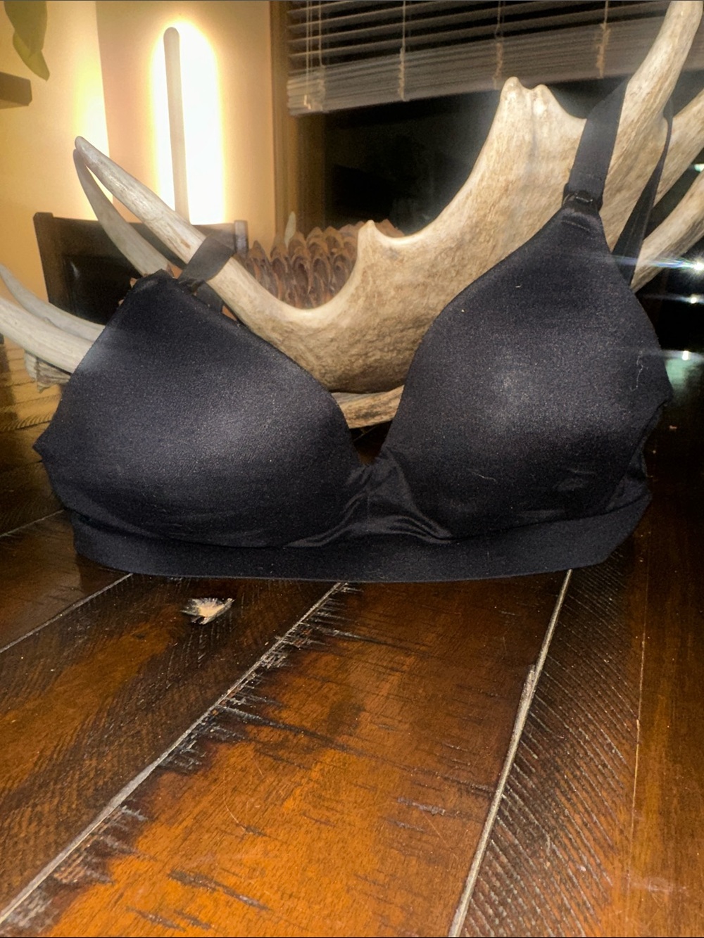 🍼Smooth Black Nursing, Wireless Bra with Light Support